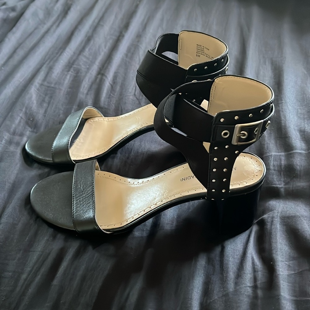 Adrienne Vittadini Black Women's Sandals